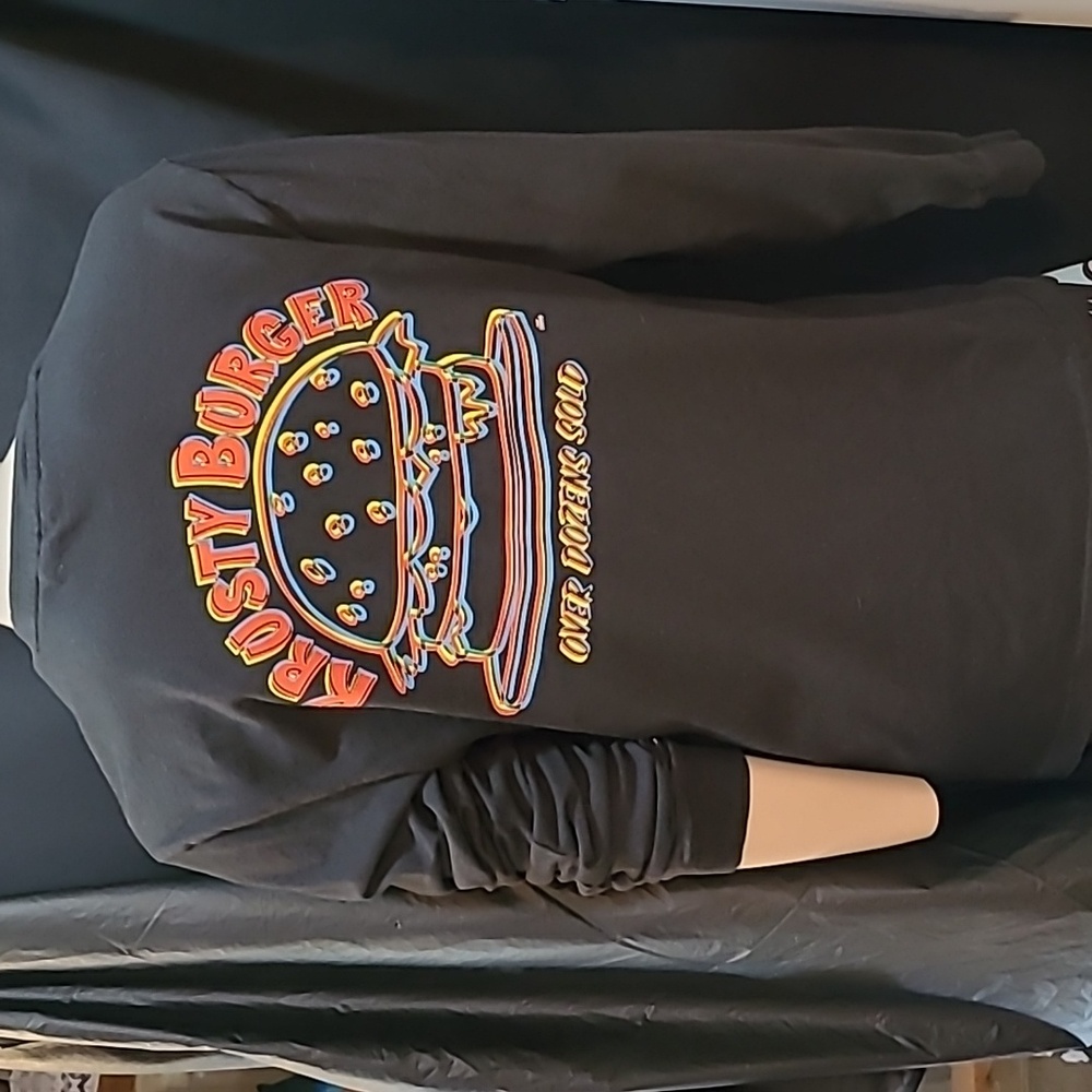 adidas/Simpsons Crossover Black Long Sleeve Unisex Tee SIZE SMALL